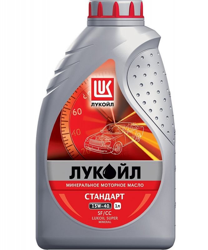 Моторное масло Лукойл Стандарт 15W40 минеральное 1л