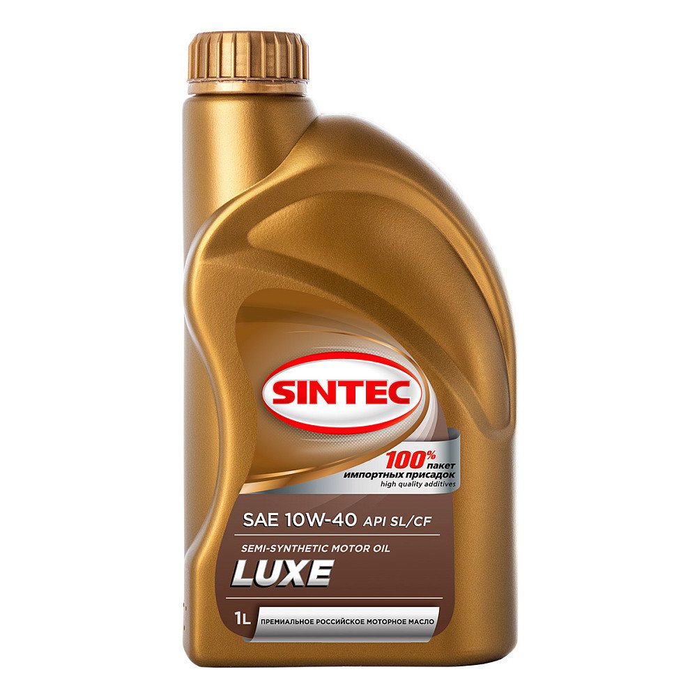 Моторное масло Sintec Luxe 10W40 полусинтетическое 1л